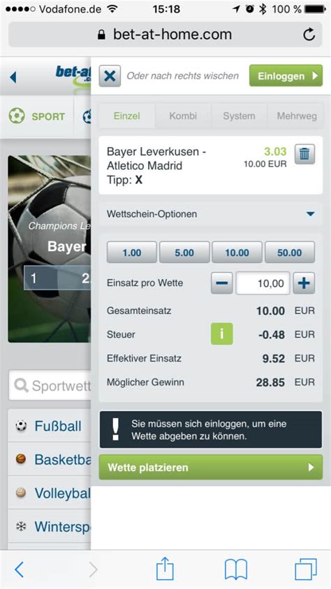 bet at home download